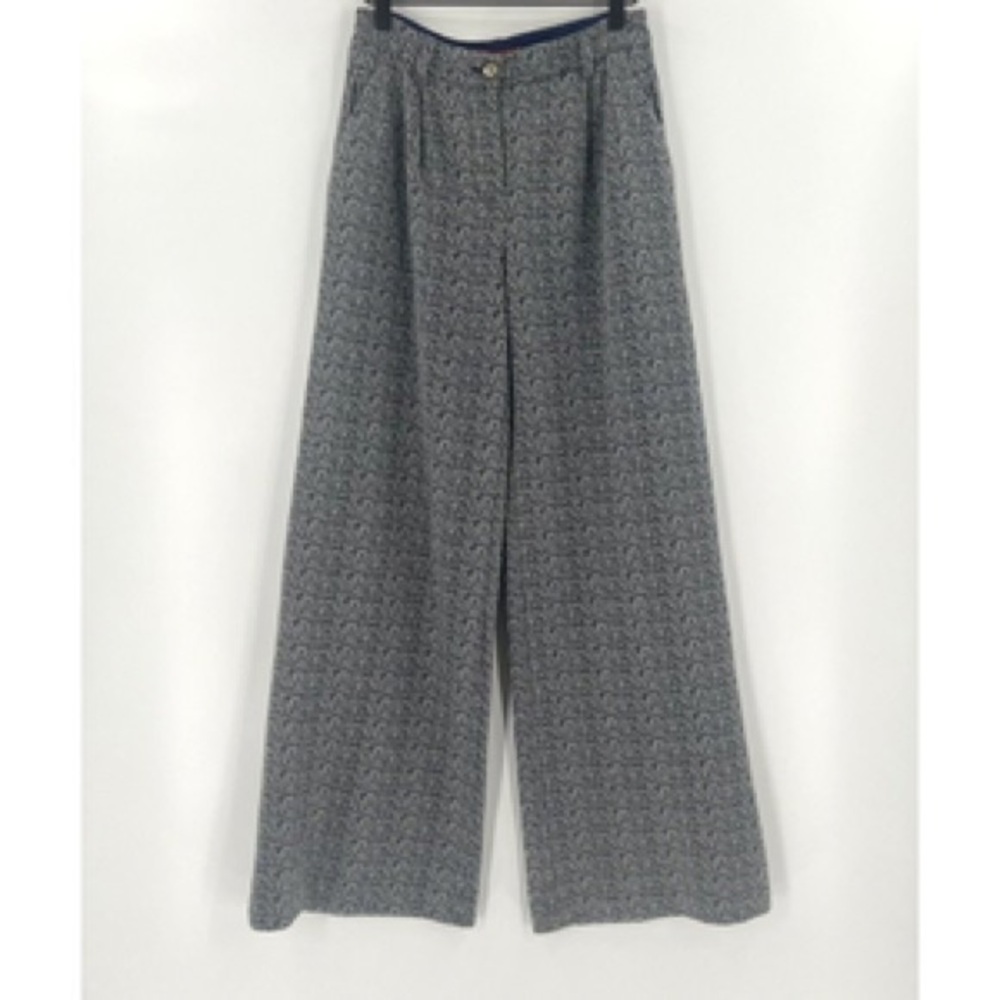 Anthropologie Gray Wide-Leg Pants - Picture 10 of 11
